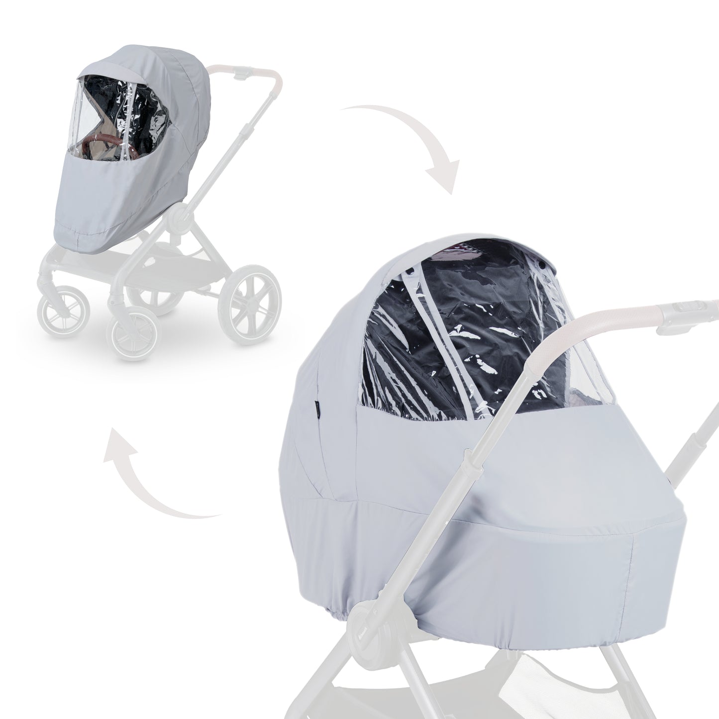 2 in 1 Pushchair Raincover